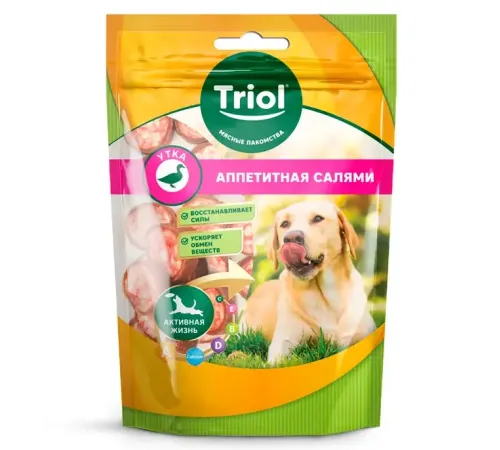 Triol Аппетитная салями с мясом утки, 70 г
