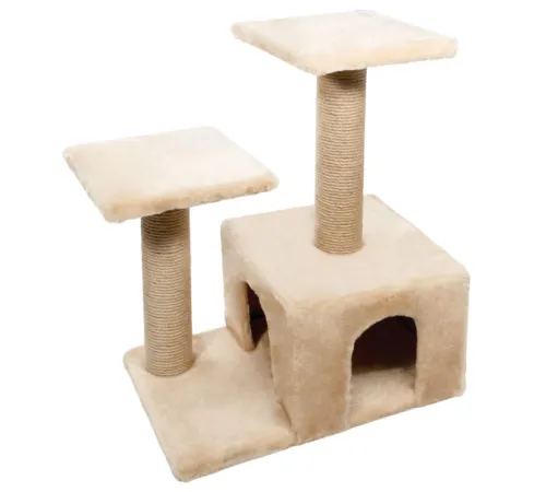 Gamma Игровой комплекс для кошек двухуровневый, 58 x 37 x 69 см