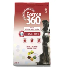 Forma 360 Dog Grainfree Adult Medium/Maxi (Курица/ индейка), 3 кг