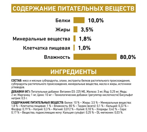 Royal Canin Urinary S/O (соус) 85 г