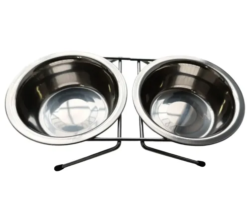 Papa&Mama Pet Миска на подставке, 2 х 0,2 л