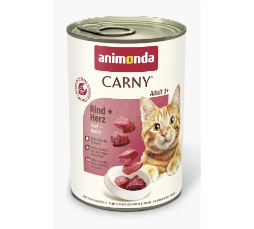 Carny Adult (с говядиной и сердцем) 400 г