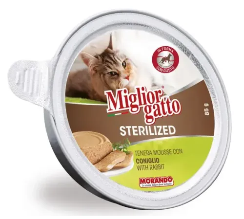 Miglior Gatto Sterilized Мусс с кроликом, 85 г