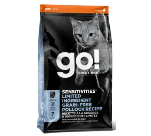 GO! Sensitivities Limited Ingredient Cat GF (Минтай) 1,81 кг