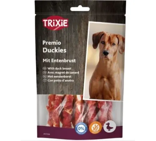 Trixie Premio Косточки из утиной грудки для собак, 100 г