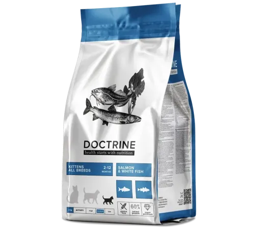 Doctrine Kitten (Лосось, белая рыба), 3 кг
