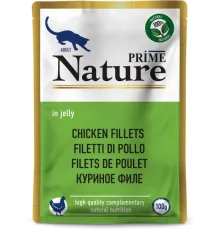 Prime Nature Паучи Куриное филе в желе для кошек, 100 г