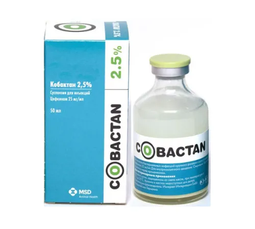MSD Animal Health Кобактан 2.5% 50 мл