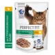 Perfect Fit для стерилизованных котов и кошек (Курица в соусе) 75 г
