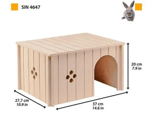 Ferplast SIN Домик для грызунов (4646) 33x23,6x16 см