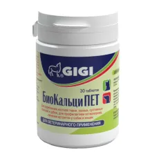GIGI БиокальциПЕТ 30 таб/уп