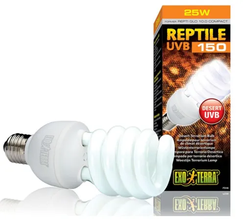 Exo Terra Лампа Reptile UVB150 former UVB10.0 Compact 25 Вт