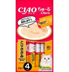 INABA CIAO Churu Куриное филе, 4 х 14 г (упаковка)