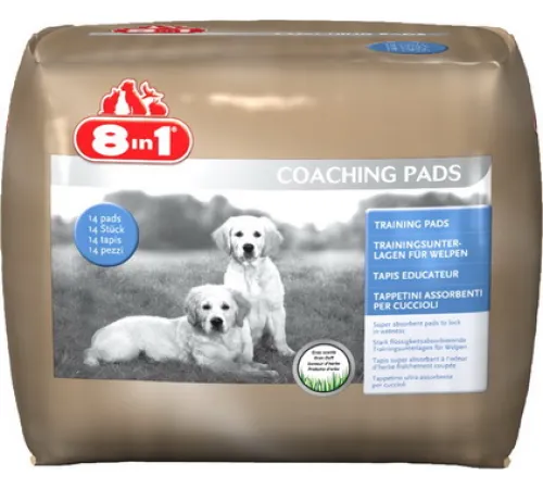 Пеленки 8in1 Training Pads, 56х58 см 14 шт