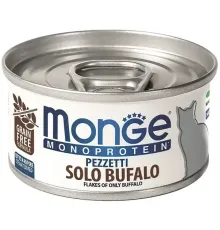 Monge Cat Monoprotein Мясные хлопья из мяса буйвола, 80 г
