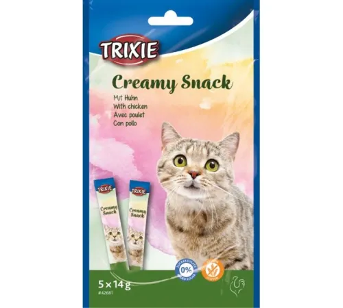 Trixie Creamy Snacks для кошек (Курица), 14 г х 5 шт
