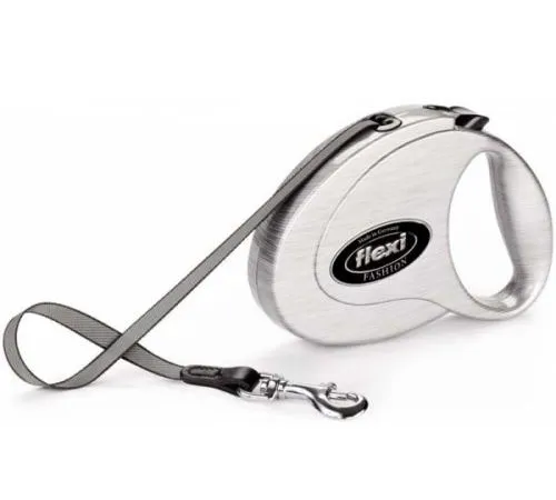 Поводок-рулетка Flexi Fashion M Gentlemen Metal