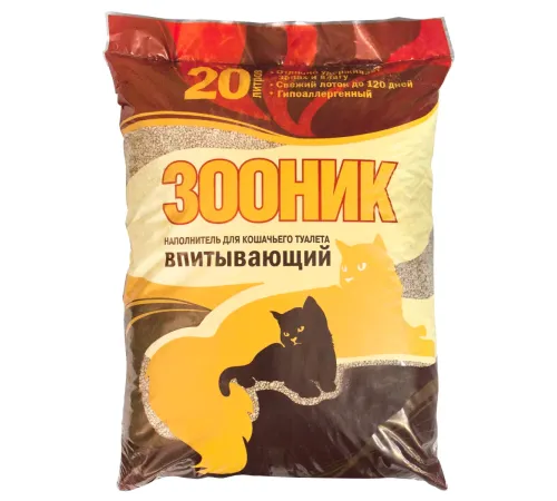Зооник Наполнитель впитывающий, 20 л