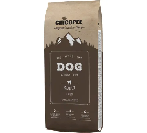 Chicopee Pro Nature Line Dog Adult (Птица), 20 кг