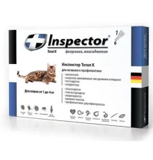 Экопром Inspector Total K для кошек до 4 кг 0,4 мл