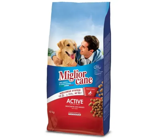 Miglior Cane Adult Active (Говядина), 10 кг