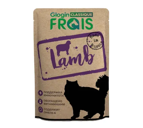 Frais Classique Кусочки в соусе с ягненком, 85 г