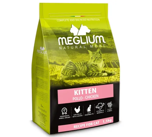 Meglium Kitten (Курица), 1,5 кг