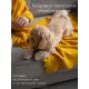 Уютный плед Плед флисовый, Горчичный Желтый, 60х70 см