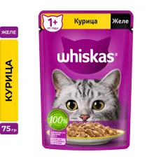 Whiskas желе с курицей, 75 г х 28 шт (уп)