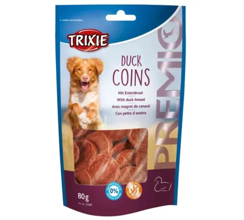 Trixie Premio Утиные монетки для собак, 80 г