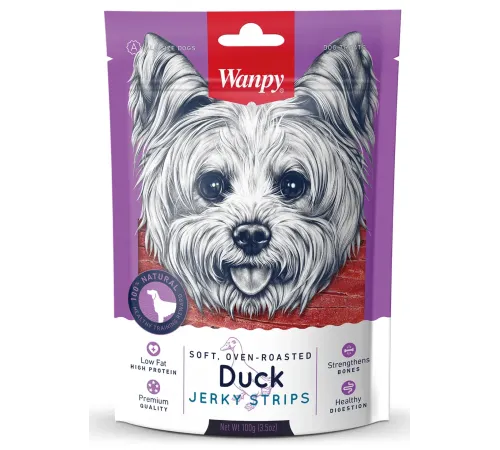 Wanpy Dog Утиная соломка, 100 г