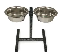 Triol комплект стойка с мисками, 2*4 л