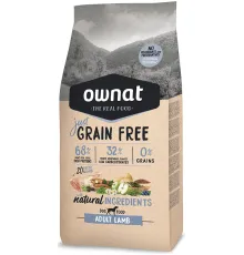 OWNAT Just Grain Free Adult Dog (Ягненок), 14 кг