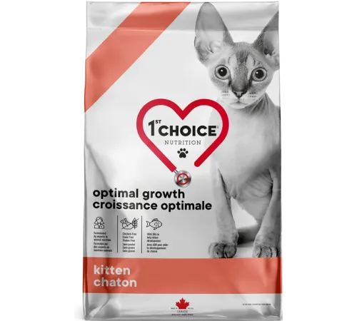 1st CHOICE Kitten GF Optimal Growth (Треска, лосось) 1,8 кг
