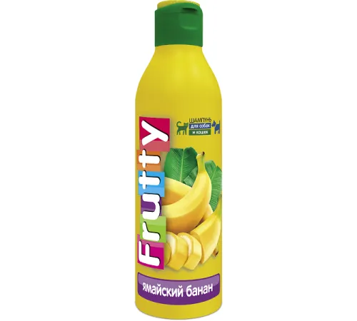 Шампунь Frutty Ямайский банан для собак и кошек, 250 мл