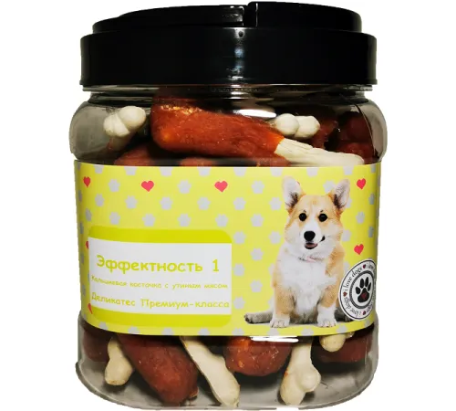 O'dog Эффектность 1 - кальциевая косточка с утиным мясом (голень) 750 г