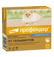 Elanco Профендер для кошек от 2,5 до 5 кг, 1 пипетка