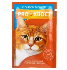 Proхвост для кошек (Рыба в соусе), 85 г