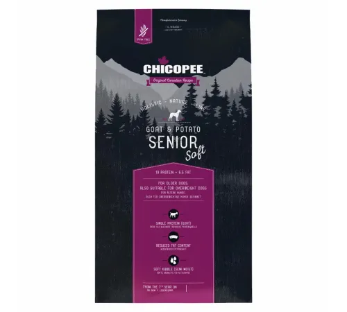 Chicopee HNL Soft Senior (Коза и картофель), 2 кг
