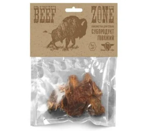 GreenQZin Сушеное говяжье мясо слайсами №3, 400 гр (туба)