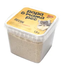 Papa&Mama Pet Песок для шиншилл, 1,5 кг