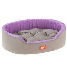 Ferplast Лежанка DANDY, серый/сиреневый 45, 45х35х13 см