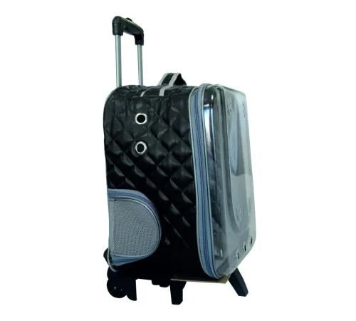 N1 Favorite Рюкзак-переноска на колесах, 20х34х50 см, черная