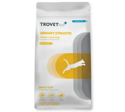 Trovet Plus Urinary Struvite Cat (Курица) , 1,2 кг