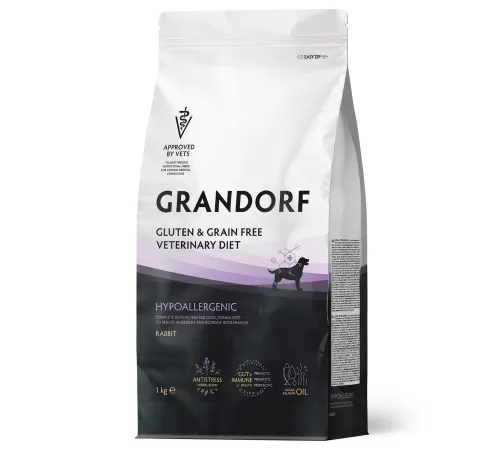 Grandorf Vet Dog Hypoallergenic (Кролик), 1 кг