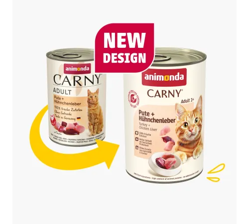 Carny Adult (с индейкой и куриной печенью), 200 г