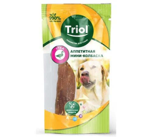 Triol PT001 Аппетитная мини-колбаска из утки, 14 г