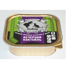 ZooRing Кусочки в желе Вечерний коктейль, 100 г х 16 шт
