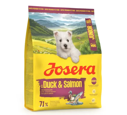 Josera Mini Junior (Утка и лосось), 900 г