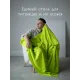 Уютный плед Плед флисовый, Лаймовый Зеленый, 60х70 см